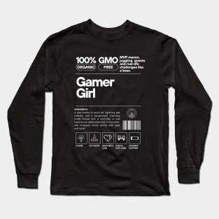 Gamer Girl Description Long Sleeve T-Shirt